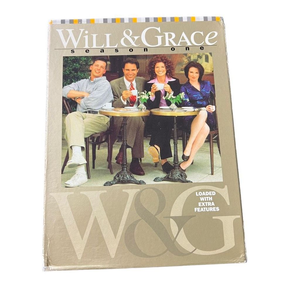 Will And a Grace Season One DVD Set 4 Discs With‎ Outer Case Debra Messing
